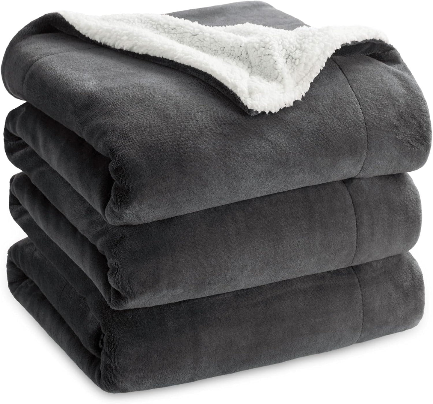 Bedsure GentleSoft Sherpa Fleece Blanket for Cozy Comfort