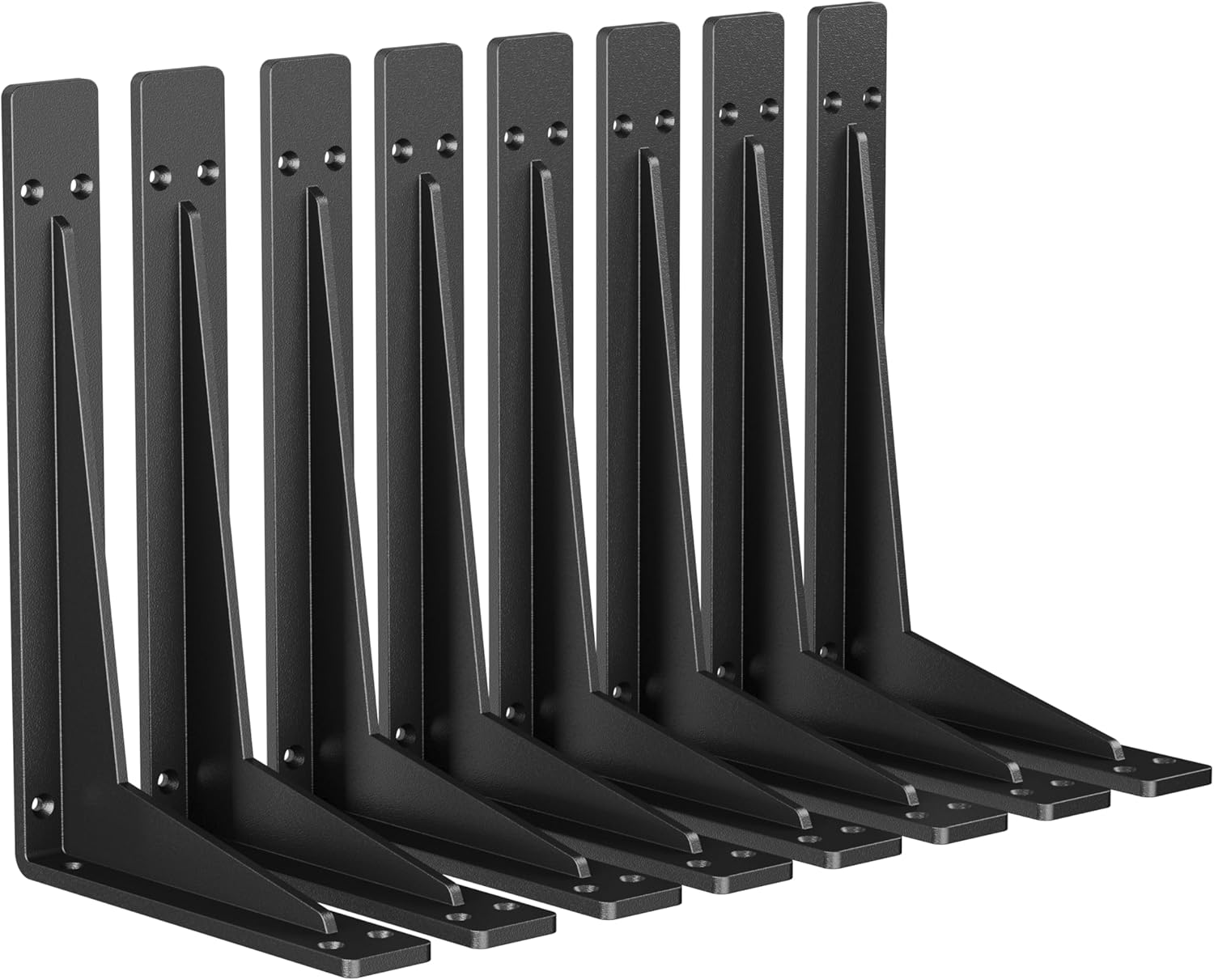 8-Pack 6 Inch Heavy Duty Shelf Brackets for Strong Support