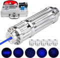 High Power Blue Flashlight, Long Range Powerful Blue Light