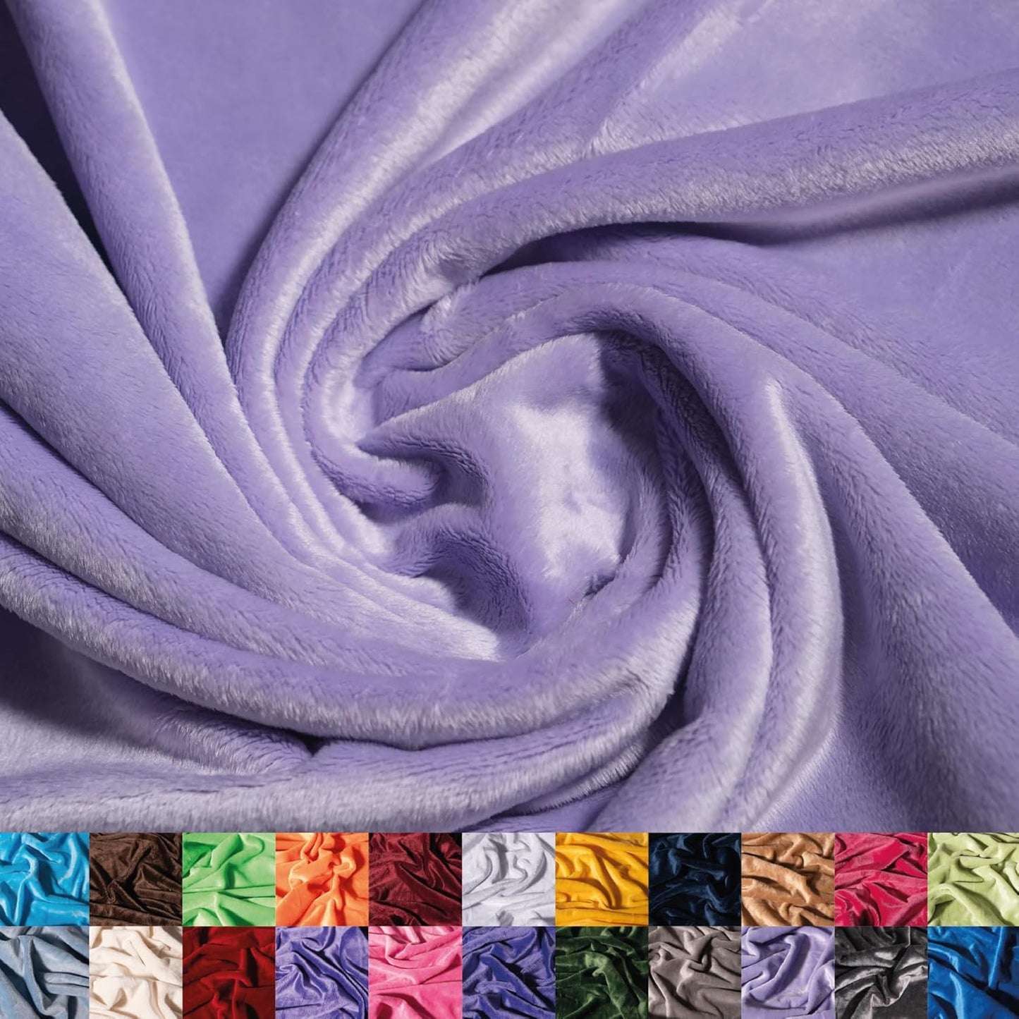 Soft Lilac Minky Fabric for Blankets and Baby Accessories