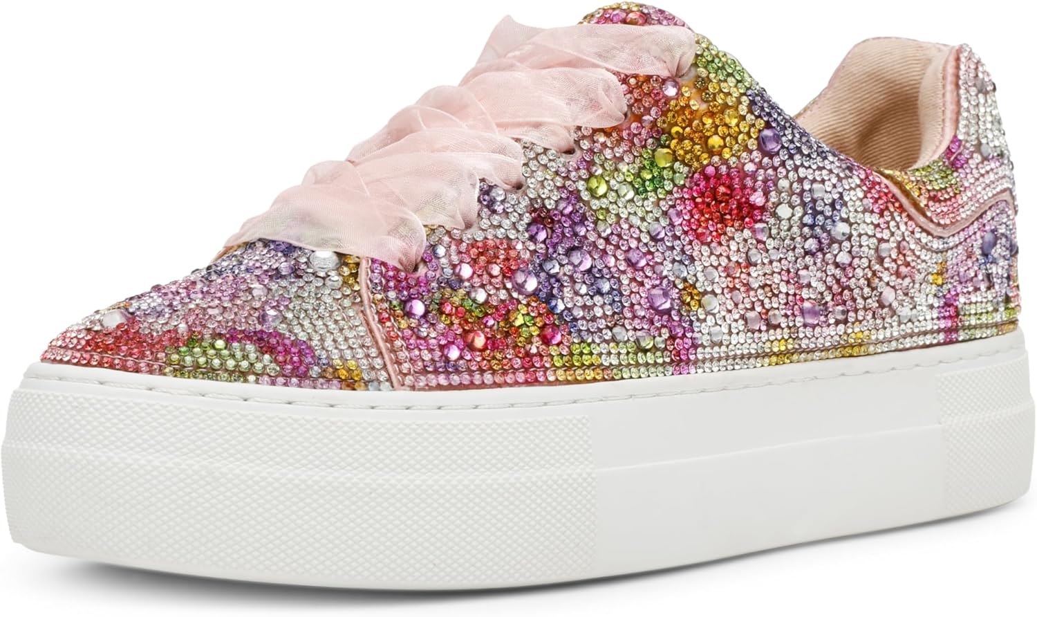 Betsey Johnson Women's Sidny Sneaker with Rhinestone Detail