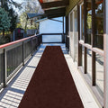 Runner Rug 2 ft x 14 ft Carpet Runner - Non-Slip Chocolate Brown