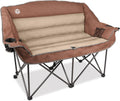 Northroad Folding Loveseat Camping Chair for 2 - Spacious Dual Seat