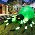12FT Halloween Inflatable Spider with LED Lights - Yard Scare