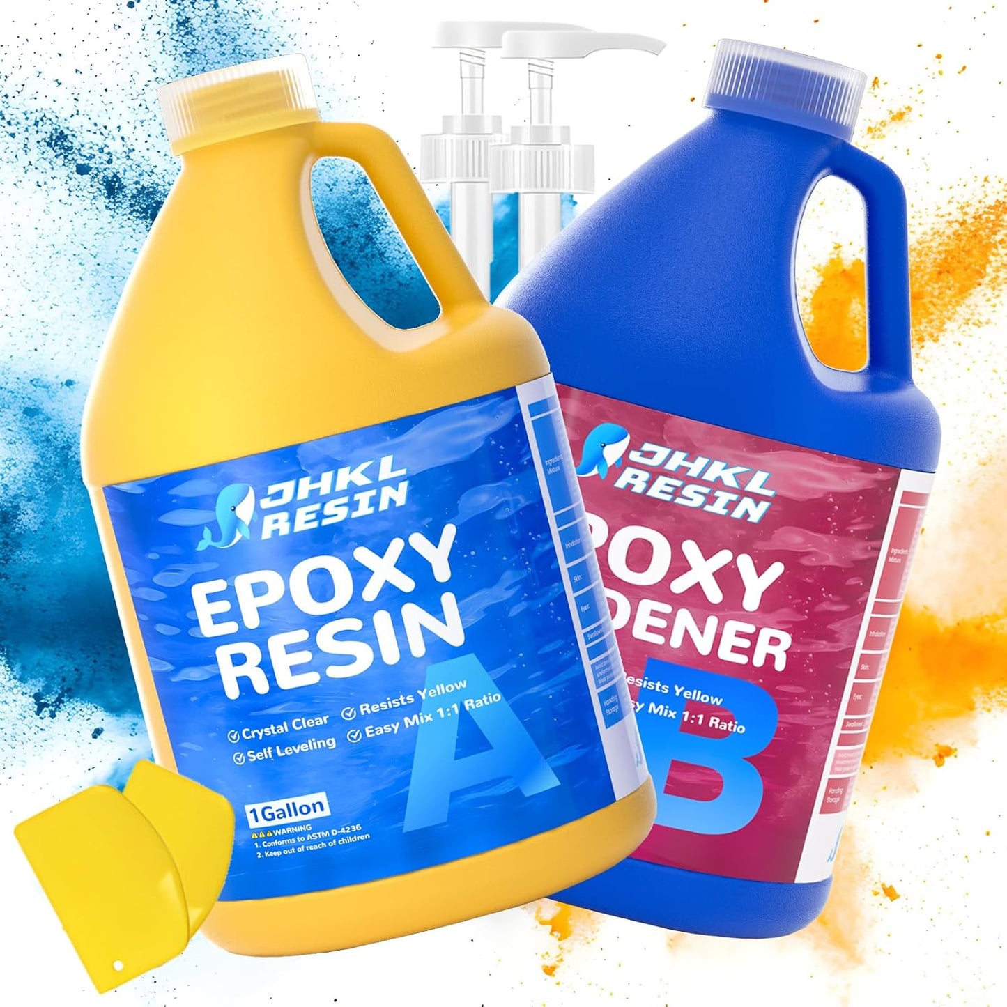 2 Gallon Crystal Clear Epoxy Resin Kit for DIY Projects