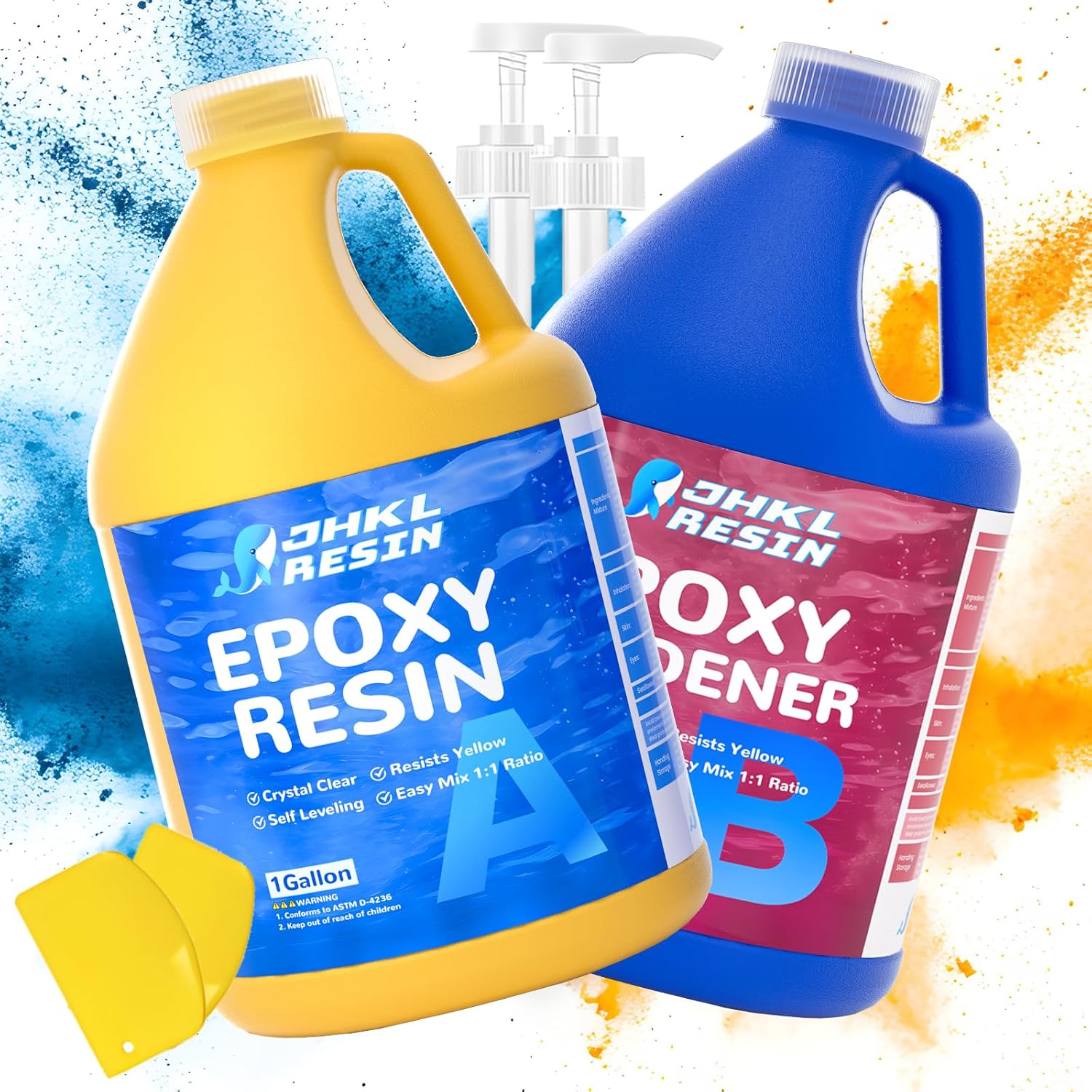 2 Gallon Crystal Clear Epoxy Resin Kit for DIY Projects