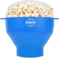 Popco Silicone Popcorn Maker - Collapsible Microwave Popper for Movie