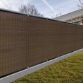 SUNNY GUARD Privacy Screen Fence 6ft x 146ft Brown - Heavy Duty