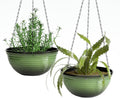 12 Inch Hanging Planters for Indoor Outdoor Plants, 2 Pack
