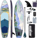Inflatable Stand Up Paddle Board 11ft SUP - Stable Touring Board