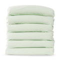 Foundations SafeFit 6-Pack Compact Crib Sheets - Durable Mint