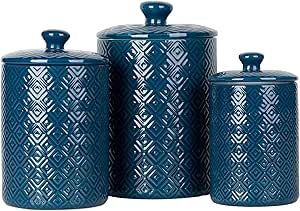 10 Strawberry Street Kitchen Canister Set for Stylish Storage