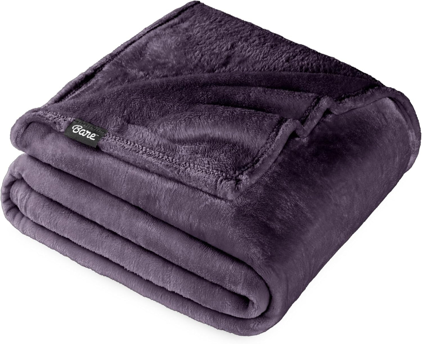 Bare Home Microplush Fleece Blanket - Cozy Warm Comfort for All