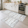 KOZYFLY Modern Abstract 2PCS Rugs for Living Room and Bedroom