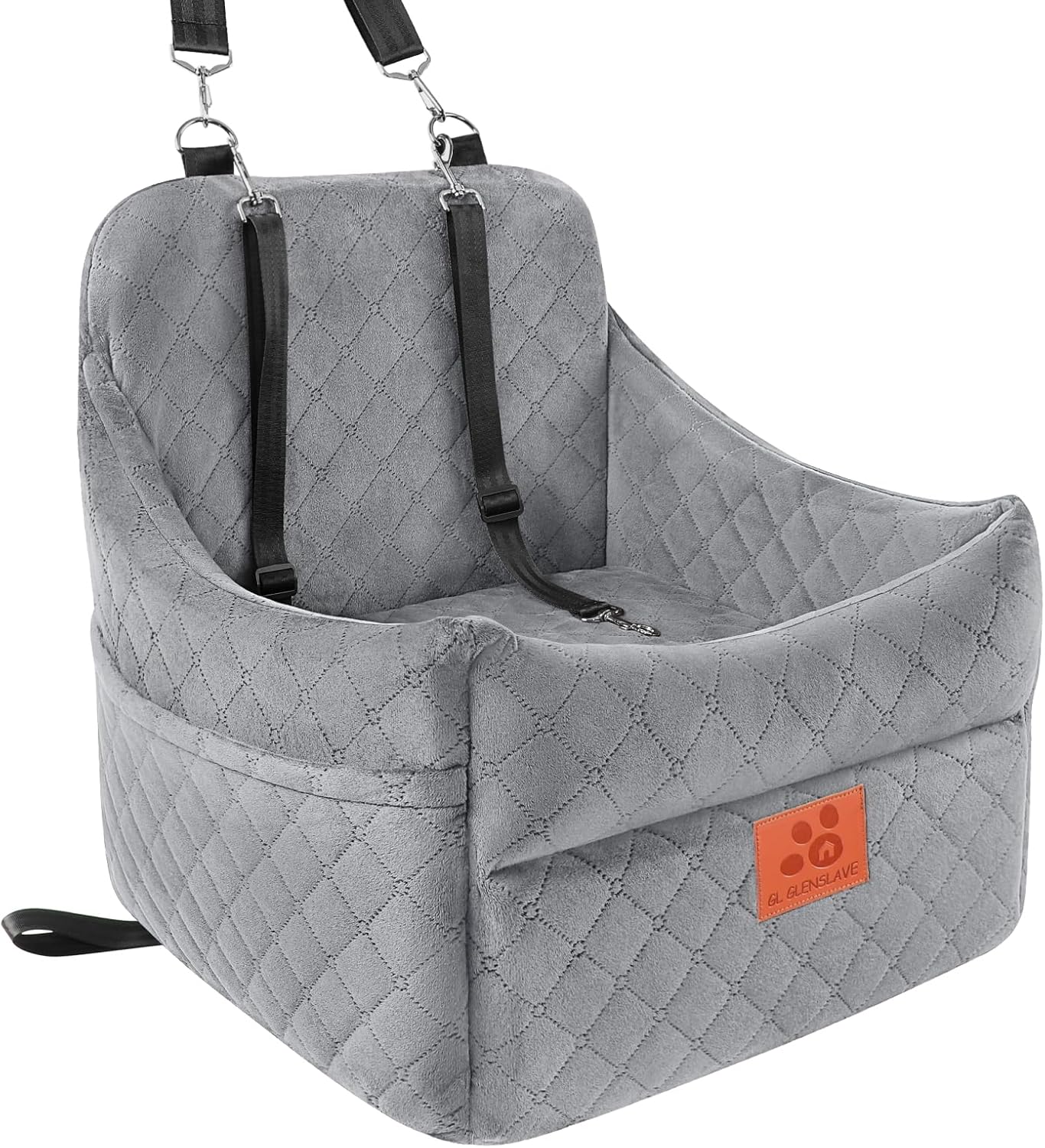 Dog Car Seat for Small Medium Dogs with Thick Cushion Safety