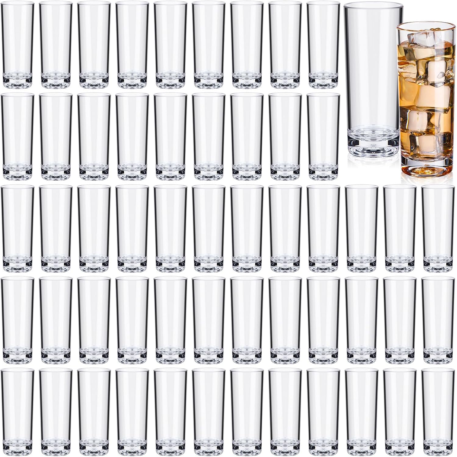 72 Pcs Shot Glasses Set for Parties and Celebrations