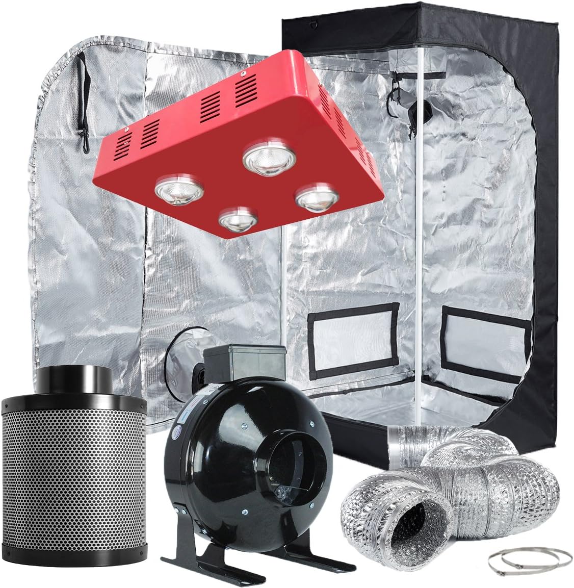 TopoLite Complete Grow Tent Kit - Effortless Hydroponic Setup!