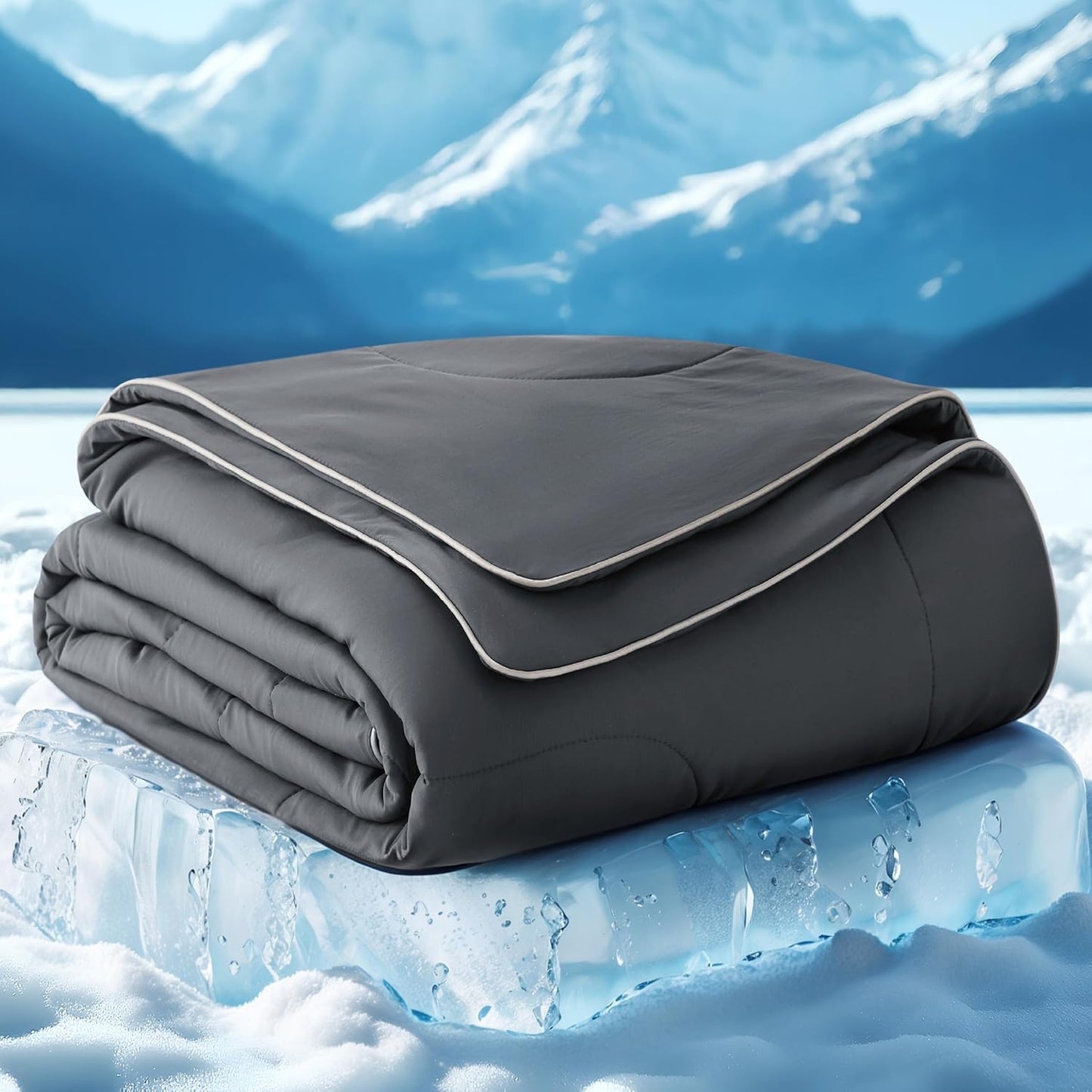 Bedsure Cooling Blanket for Hot Sleepers - Lightweight Comfort