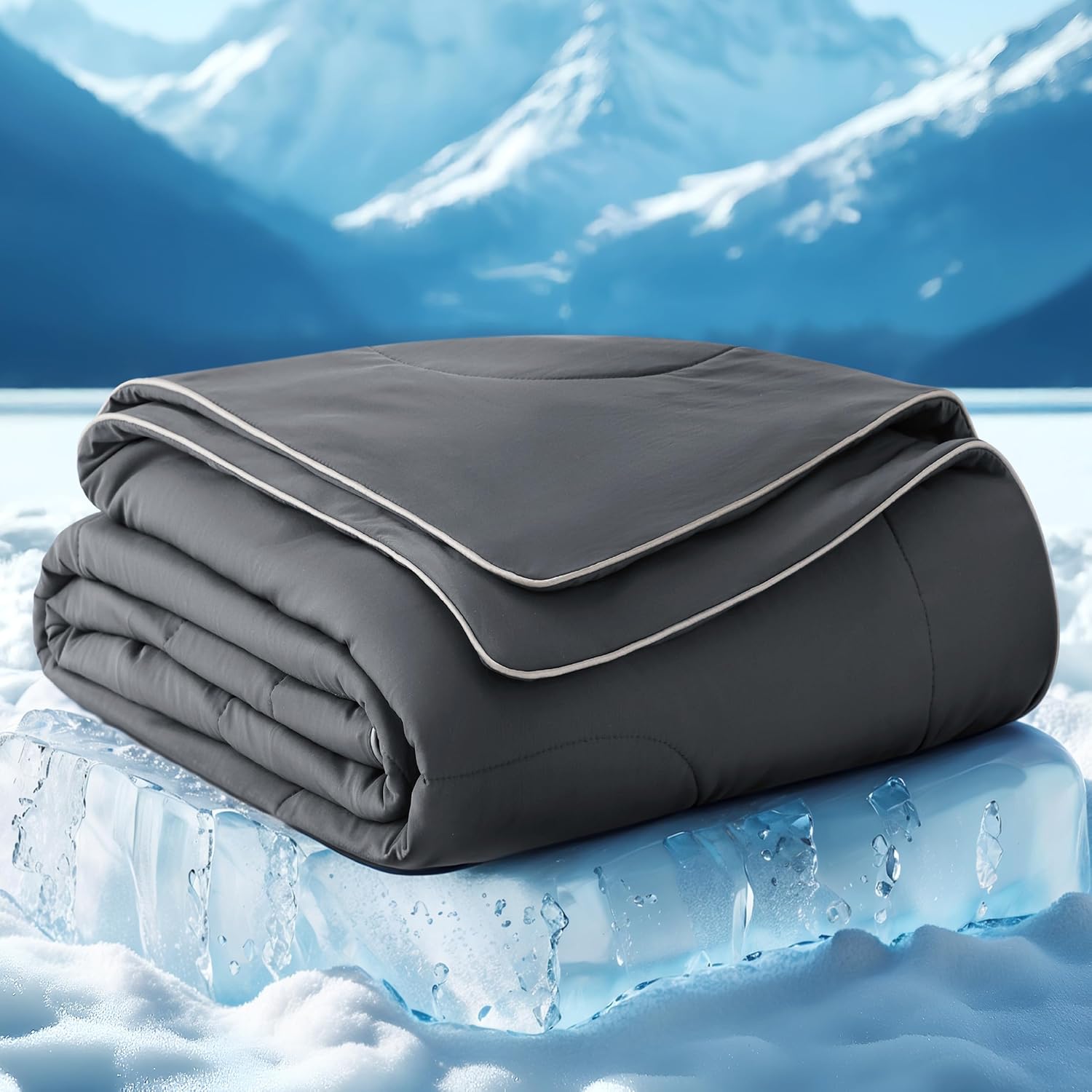 Bedsure Cooling Blanket for Hot Sleepers - Lightweight Comfort