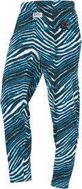 Zubaz Carolina Panthers Zebra Pants for Men and Women - Comfortable
