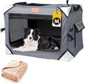Collapsible Dog Crates for Medium Dogs - Portable Travel Crate