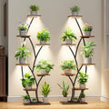 Plant Stand Indoor with Grow Lights - 7 Tier Tall Corner Shelves