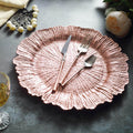 Acrylic 13in Rose Gold Charger Plates 12-Pack - Stylish Event Basics