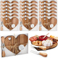 Heart Cheese Board Favor Set 18 Pack - Bridal Shower Prize Gift