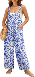 IWOLLENCE Women's Summer Jumpsuit Wide Leg Overalls - Lightweight