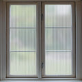 VELIMAX 29.5x118 in Reeded Glass Window Film - Frosted Privacy Film