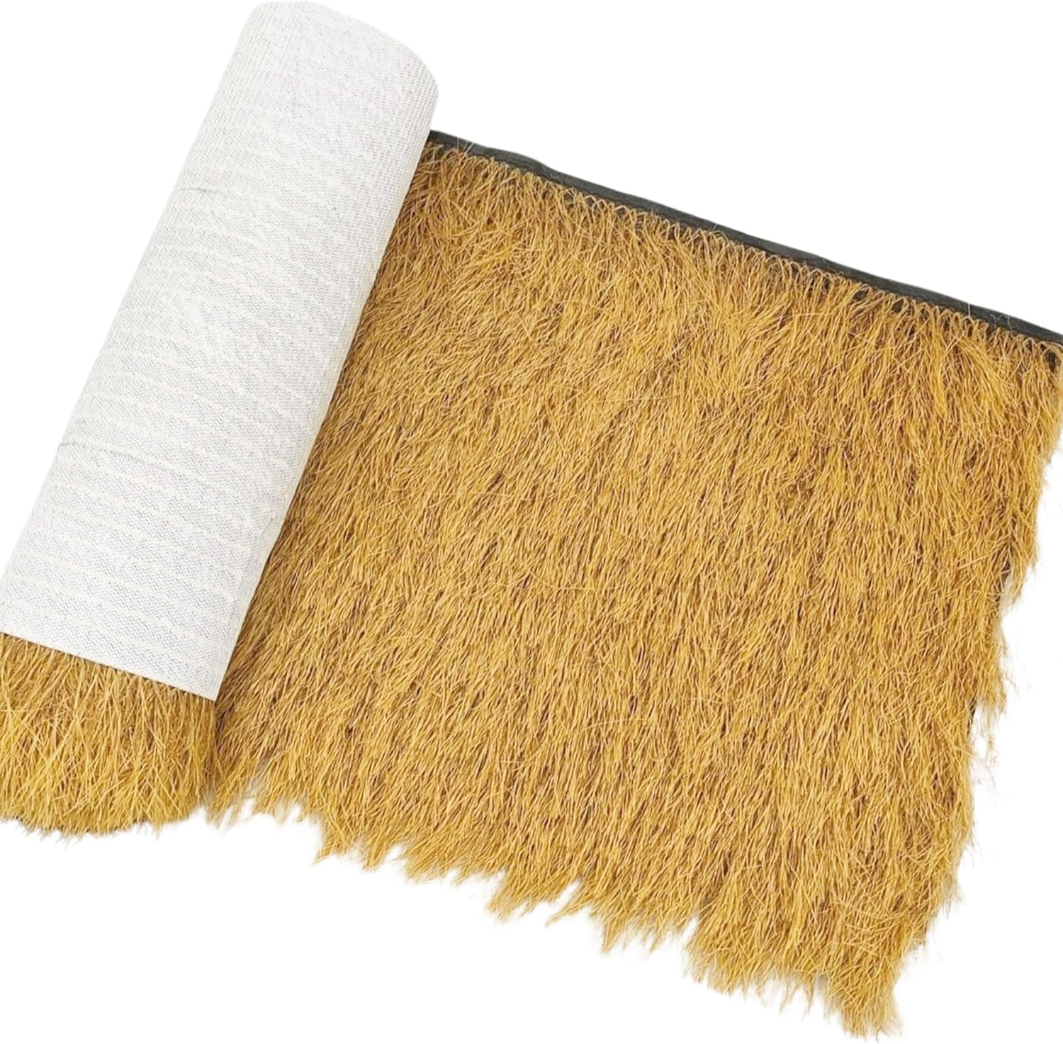 Realistic Synthetic Thatch Roll for Tiki Bars and Decor