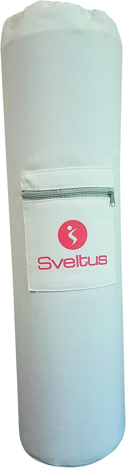 Sveltus White Cotton Yoga Mat Bag - Unisex