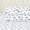 Twin XL Turkish Cotton Flannel Sheet Set - Holiday Christmas Warmth