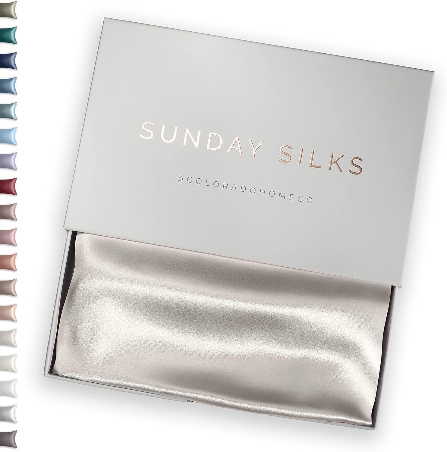 SUNDAYSILKSTM Premium Silk Pillow Cases for Luxurious Sleep