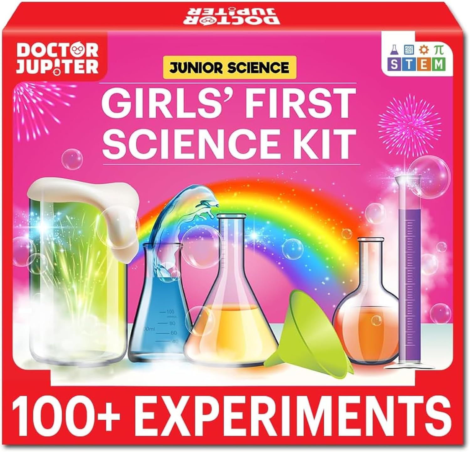 Doctor Jupiter Girls First Science Experiment Kit for Kids Ages 4-8