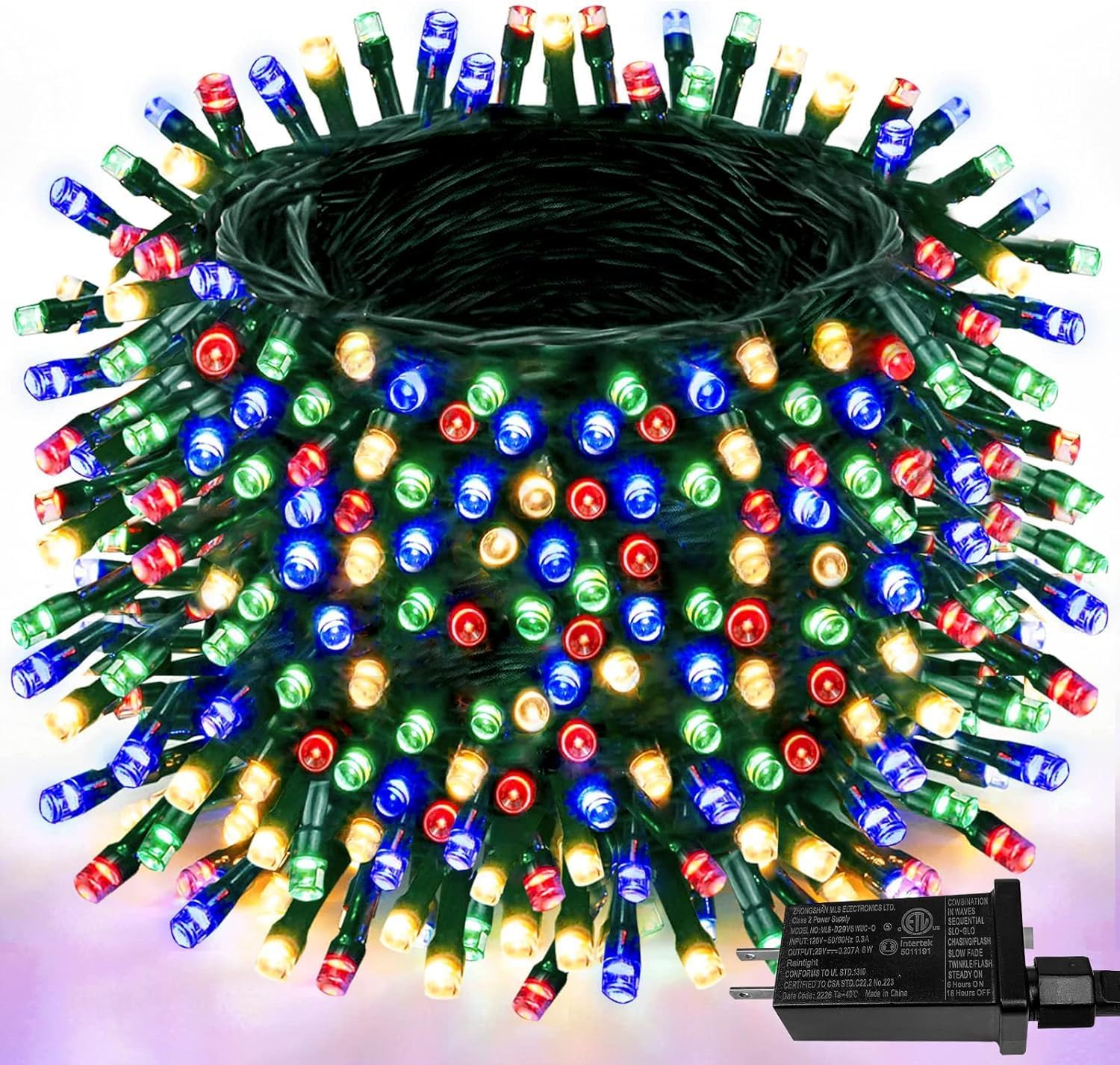 Upgraded 800 LED Christmas Lights for Indoor and Outdoor Use