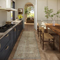 Washable Runner Rug 2x6 ft - Stain Resistant Non Slip Low Pile