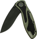 Kershaw Blur Olive and Black Pocket Knife - Reliable EDC Blade