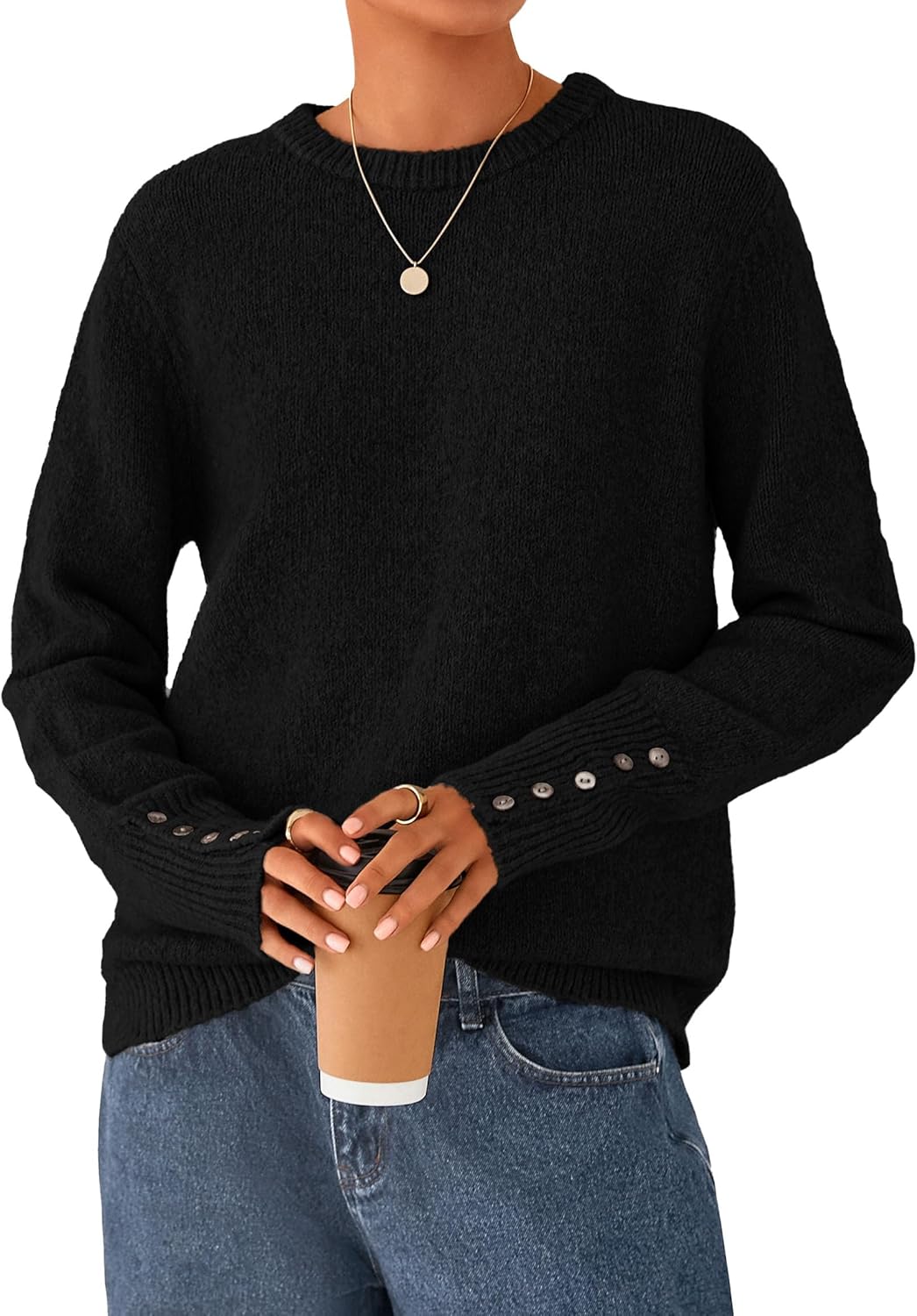 PRETTYGARDEN Fall Sweaters for Women Cozy Casual Pullover