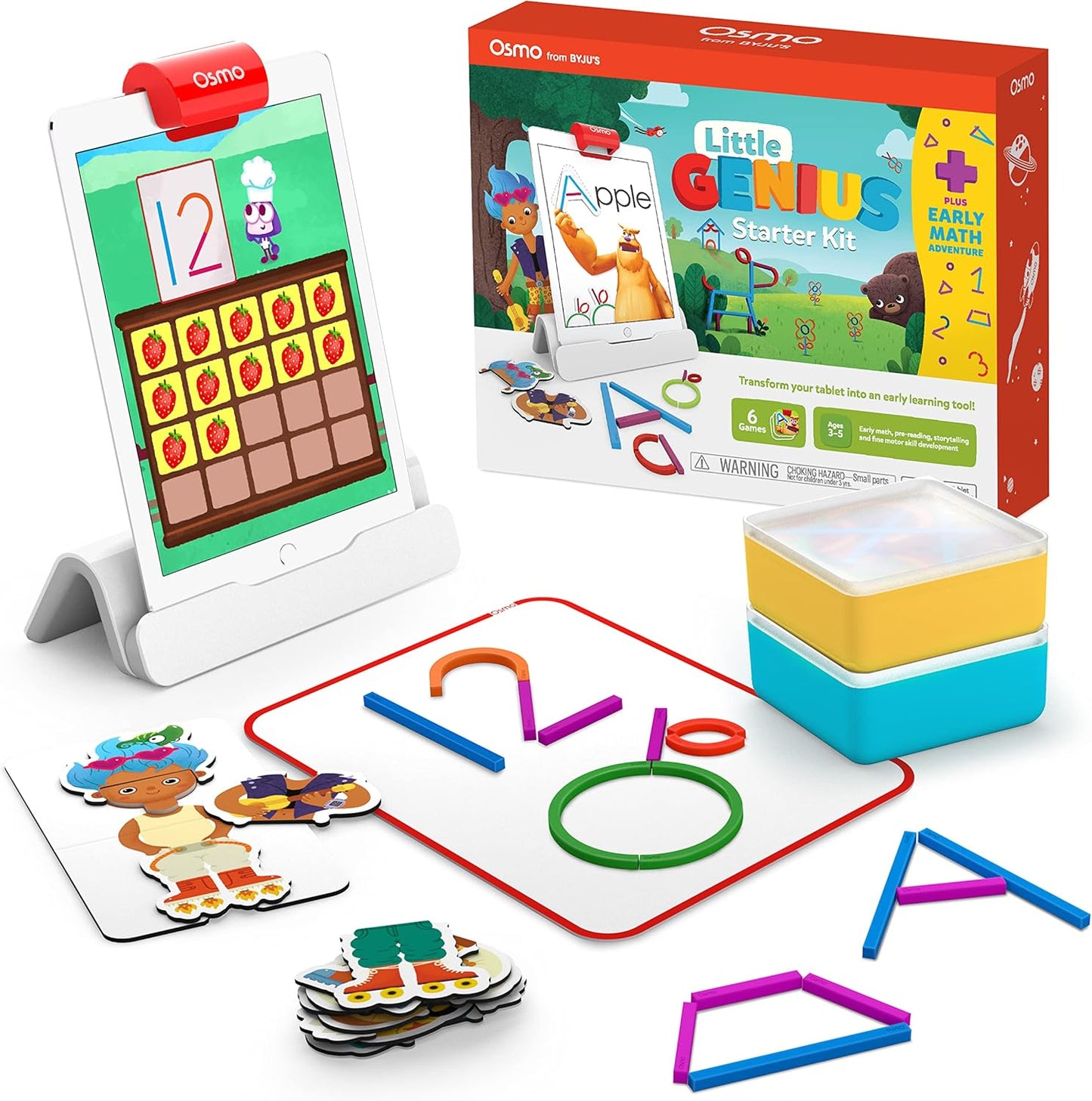 Osmo Early Math Learning Kit for iPad - Fun Educational Games