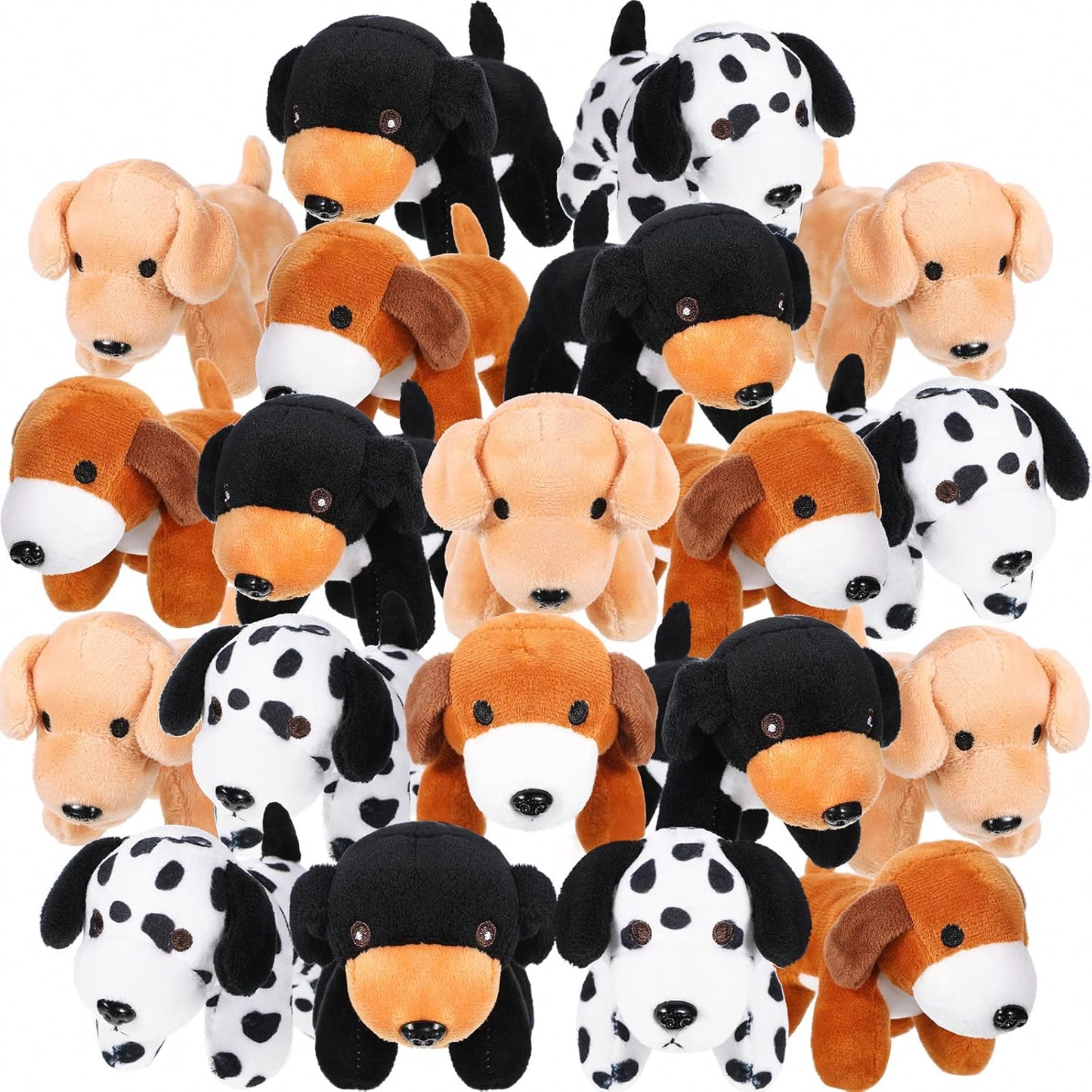 Mini Plush Stuffed Dogs for Kids Birthday Party Favors