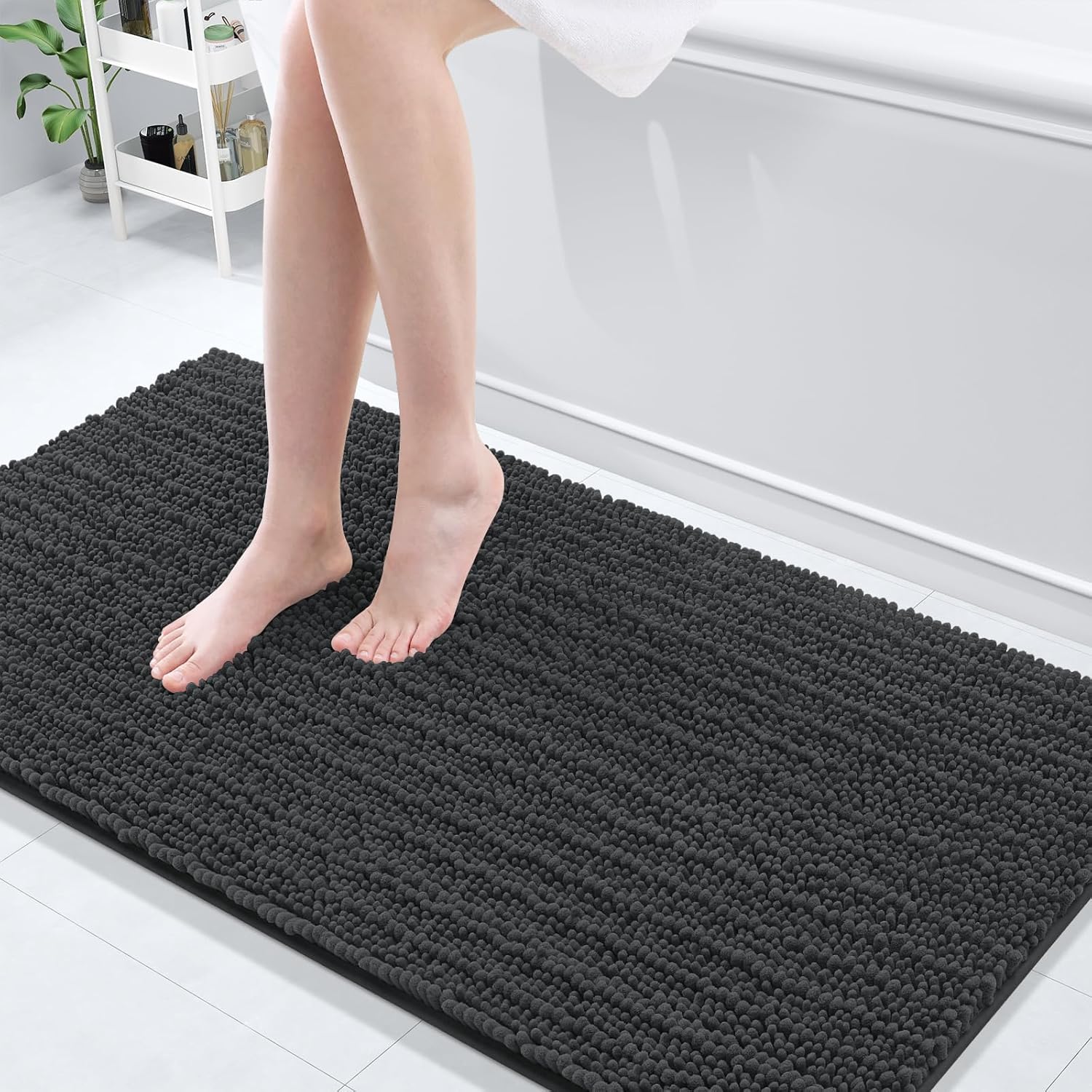 Arotive Luxury Chenille Bathroom Rug Mat for Ultimate Comfort