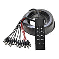 Seismic Audio Speakers 8 Channel Low Profile XLR Sub Snake Cable - 100