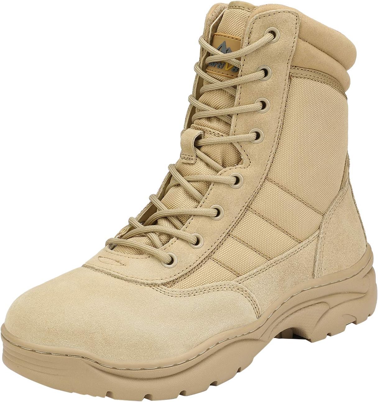 NORTIV 8 Men's Military Tactical Work Boots with Side Zipper