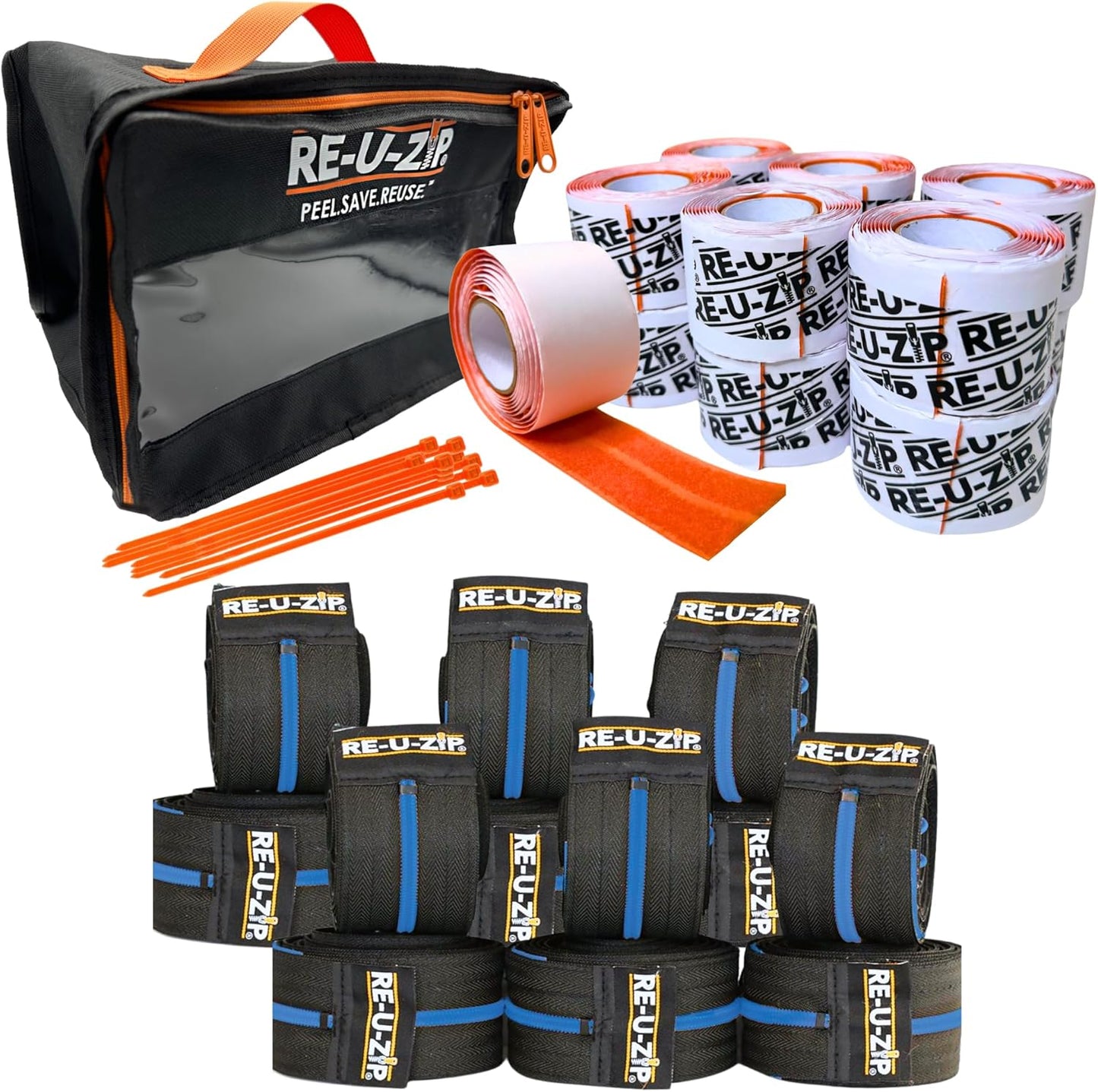 RE-U-ZIP Reusable Dust Barrier Zipper for Cost-Effective Use