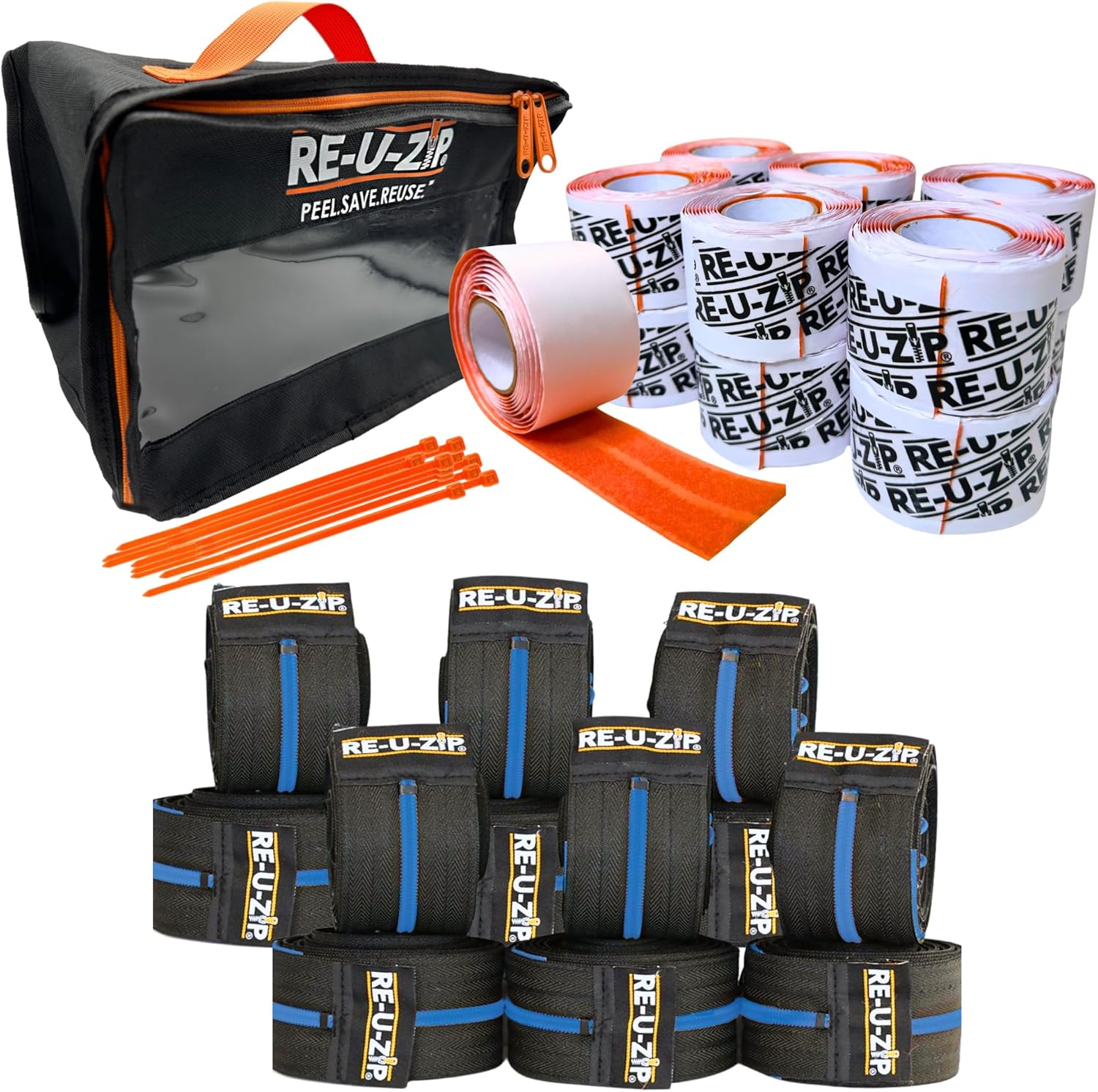 RE-U-ZIP Reusable Dust Barrier Zipper for Cost-Effective Use