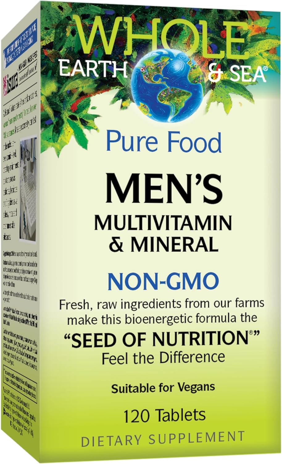 Natural Factors Whole Earth & Sea Men's Multivitamin & Mineral