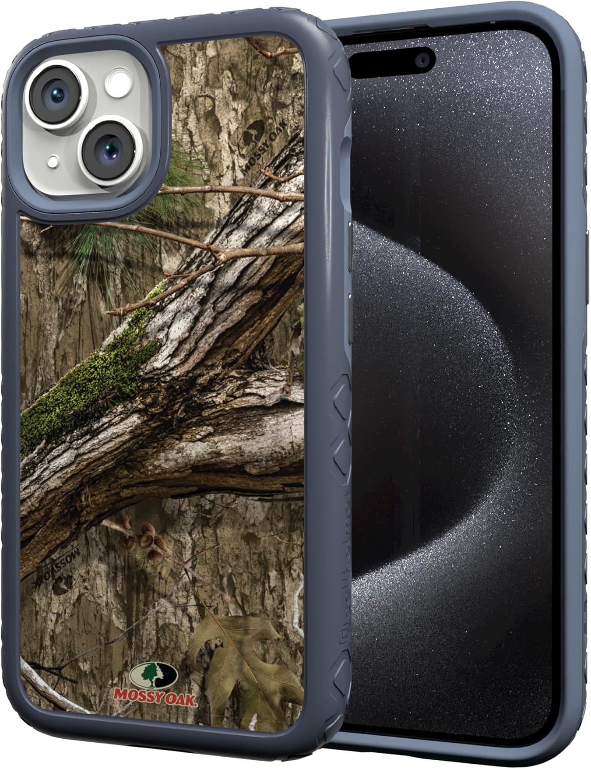 cellhelmet Mossy Oak Dual-Layer Case for iPhone 13 - Slate Blue