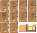 Christian Gift Set Prayer Journal Notebooks 10 Set - Bulk Kraft Spiral