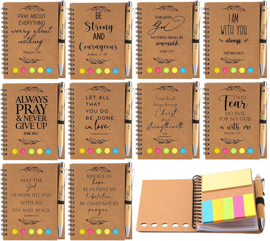 Bible Verse Pens & Prayer Journal Set